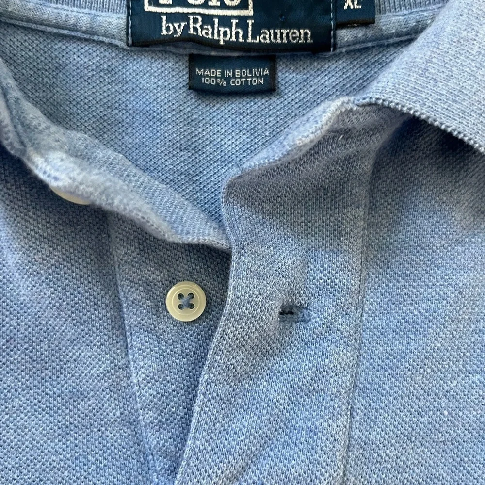 Polo by Ralph Lauren Men's Blue Polo Shirt